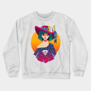 Fashion Diamond Crewneck Sweatshirt